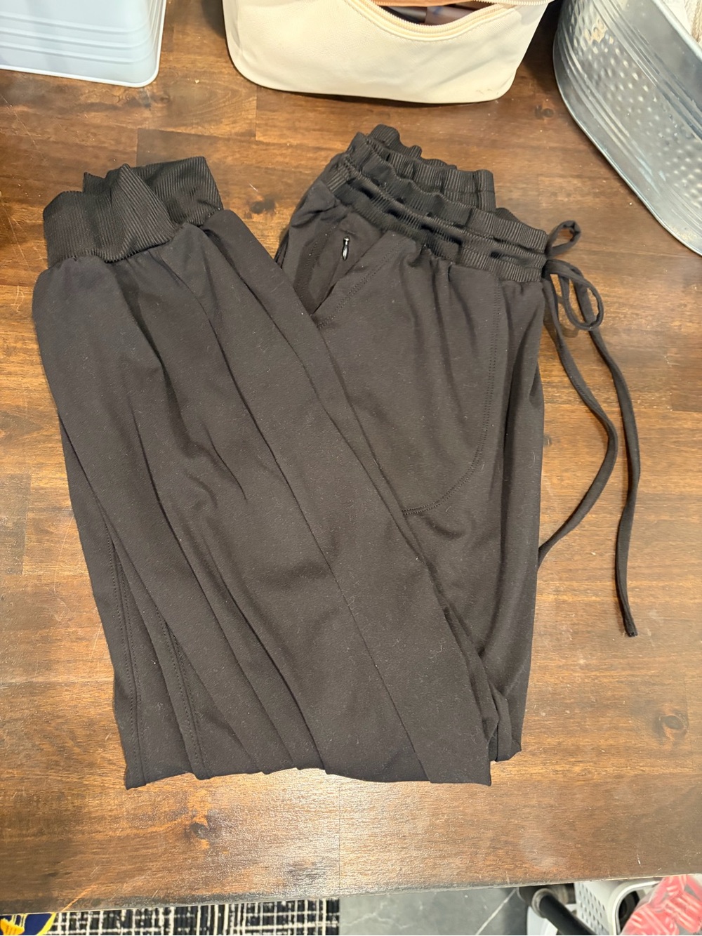 Women’s Black Drawstring Jogger Pants